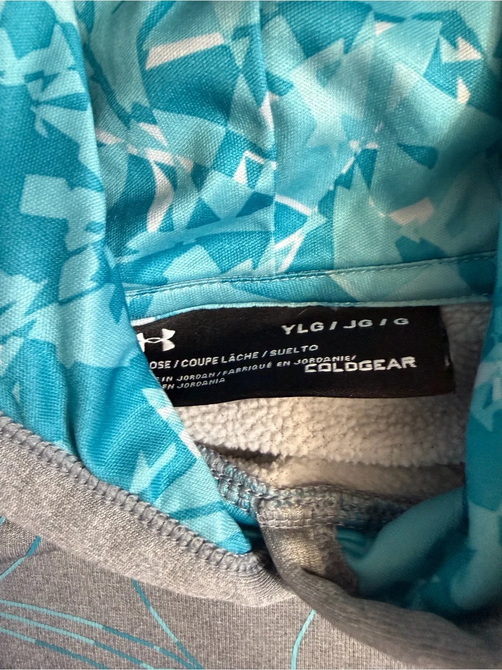Girl's Under Armour Cold Gear Loose Fit Hoodie YLG